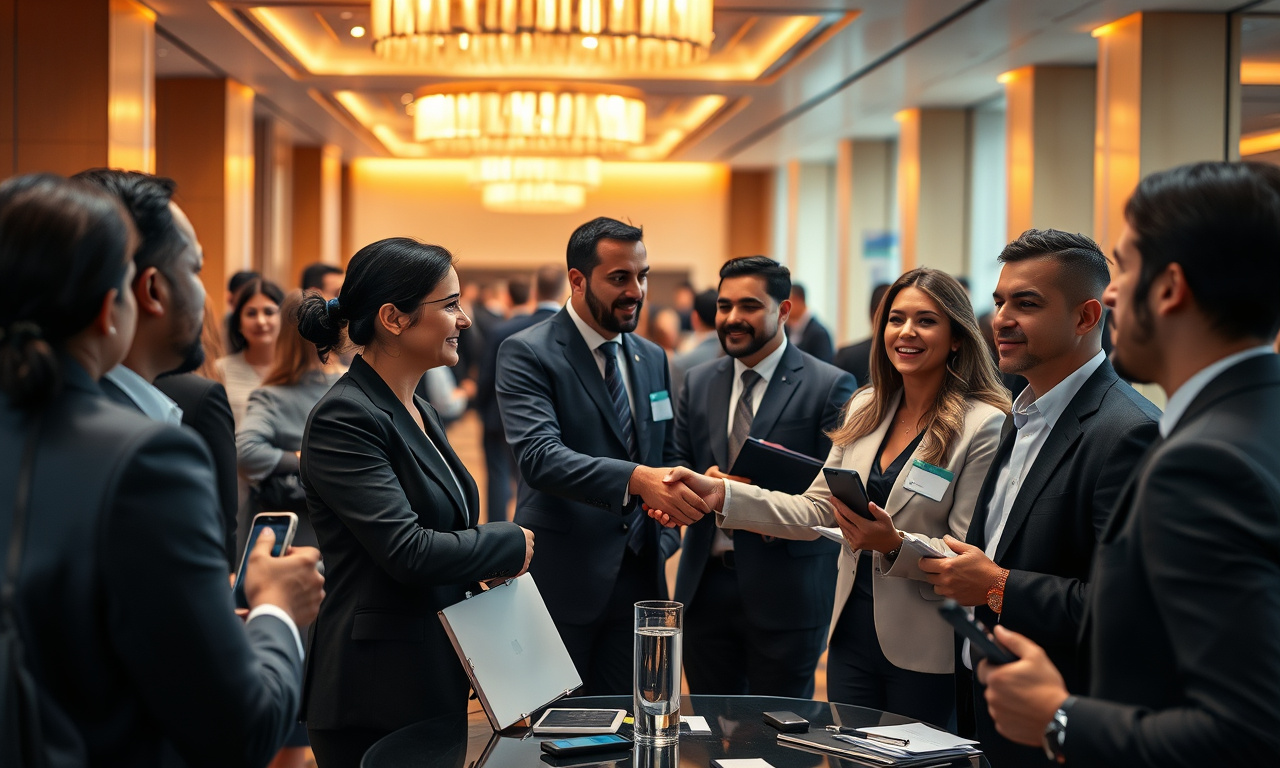 Networking eficiente: chave para o sucesso em encontros comerciais